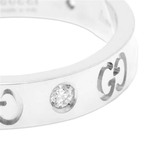 gucci icon thin band in white gold|Icon Thin 18k Ring In White Gold .